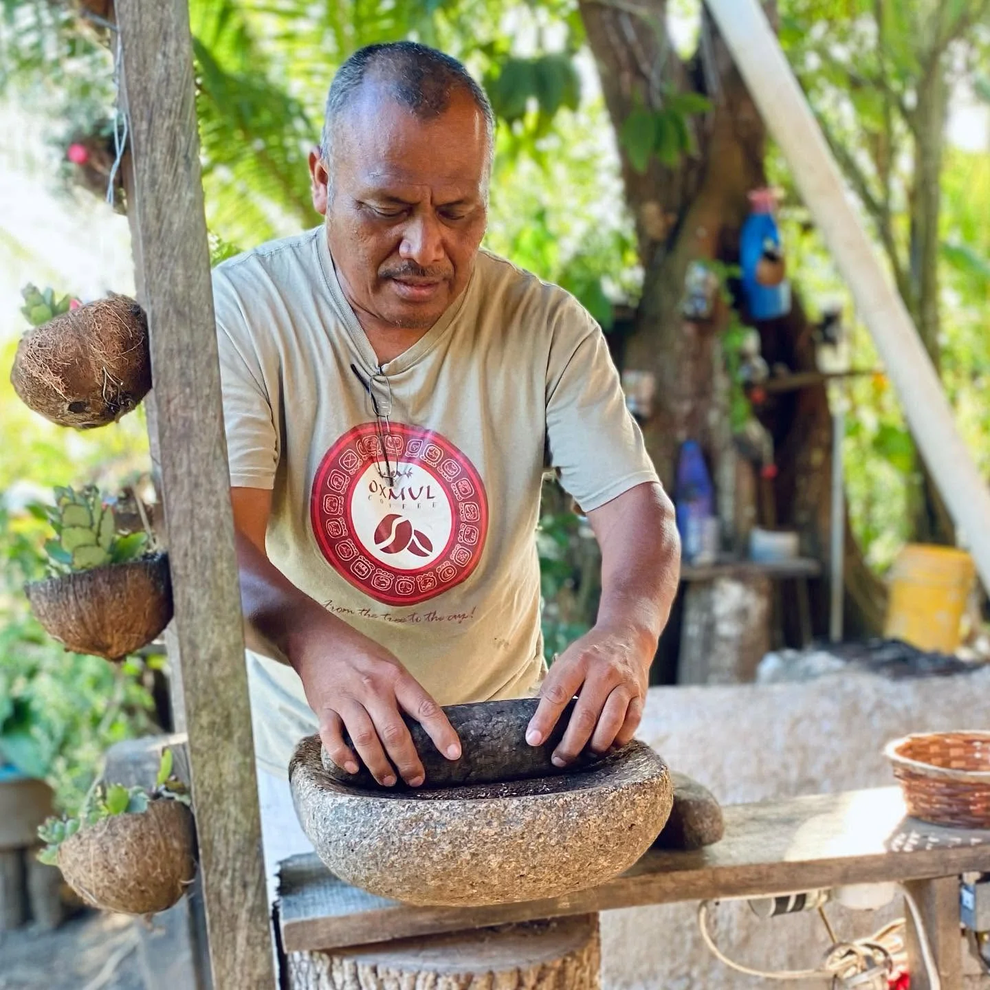 James Mesh from Oxmul Coffee, San Antonio, Belize