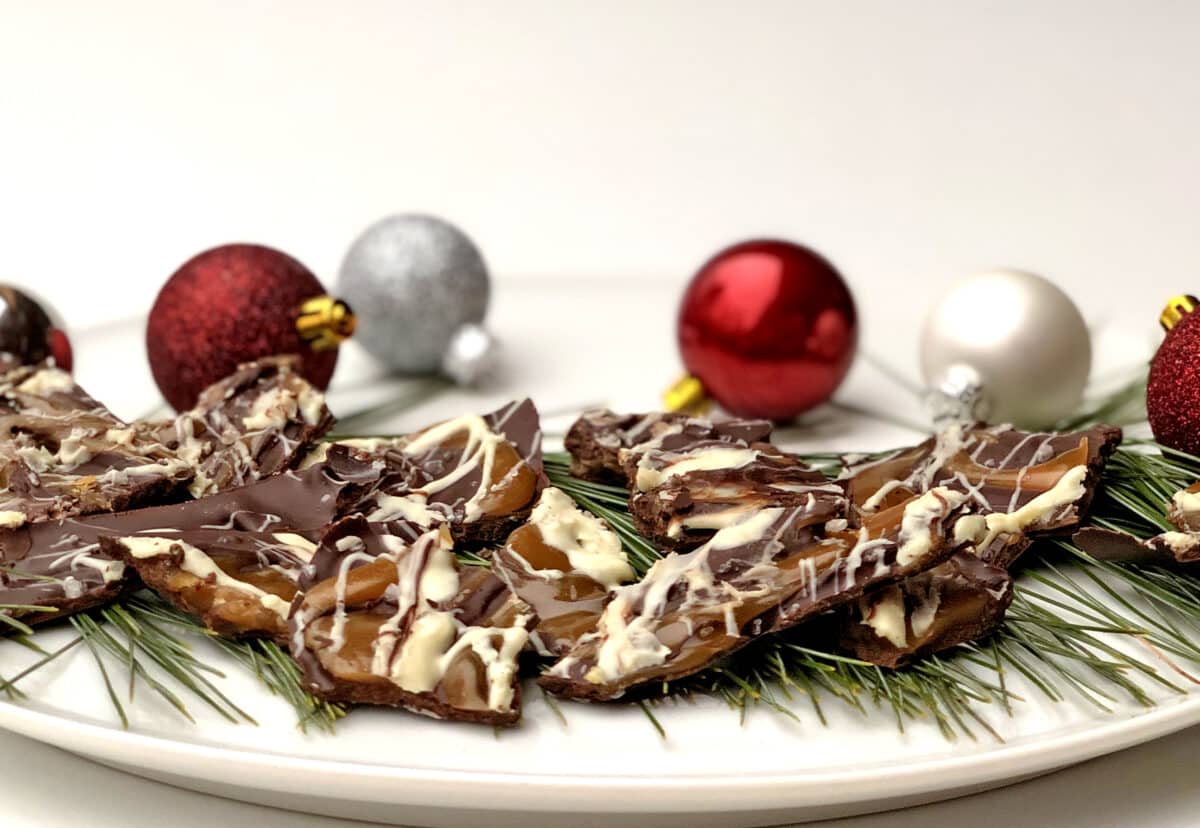 Salted Caramel Mocha Bark