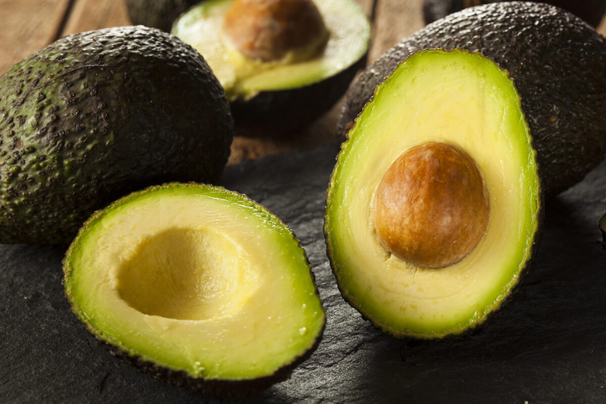 hoto of ripe avocados