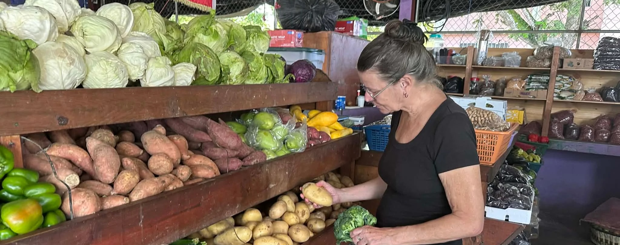 Shopping at the big daily market