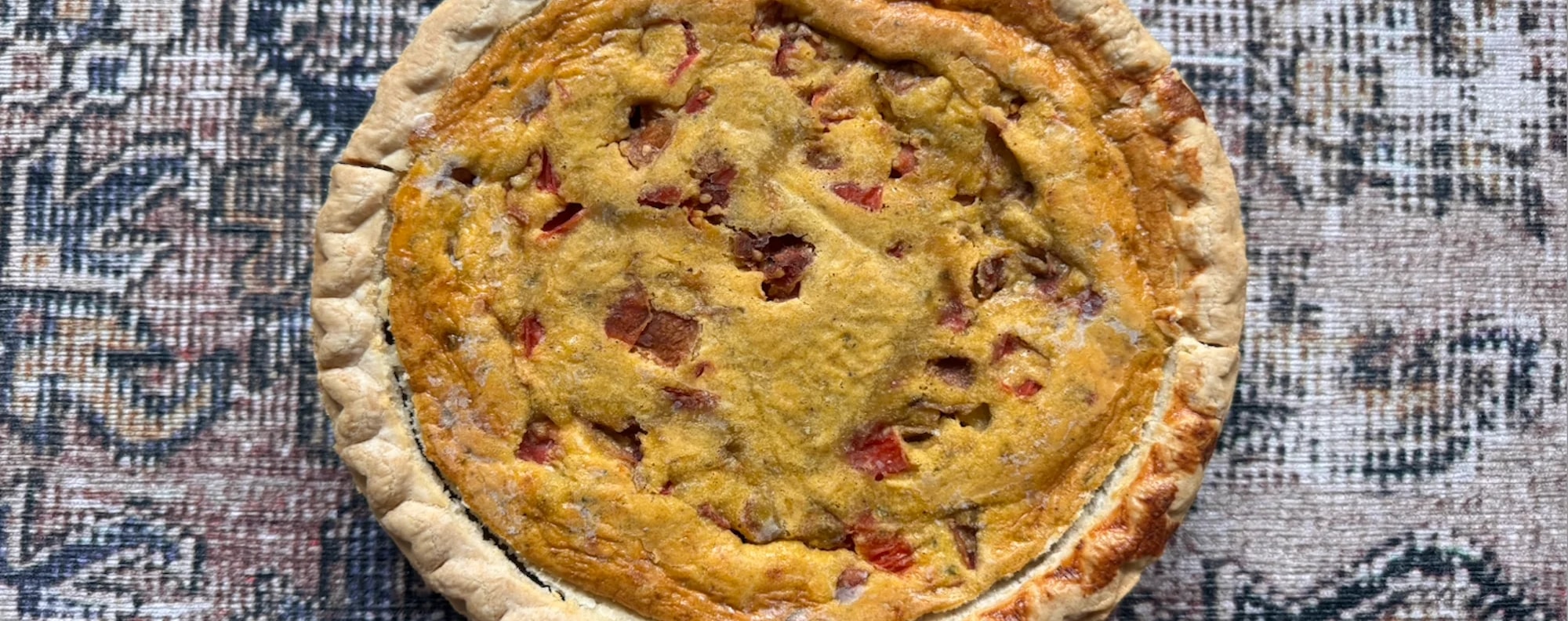 Kitchen sink quiche