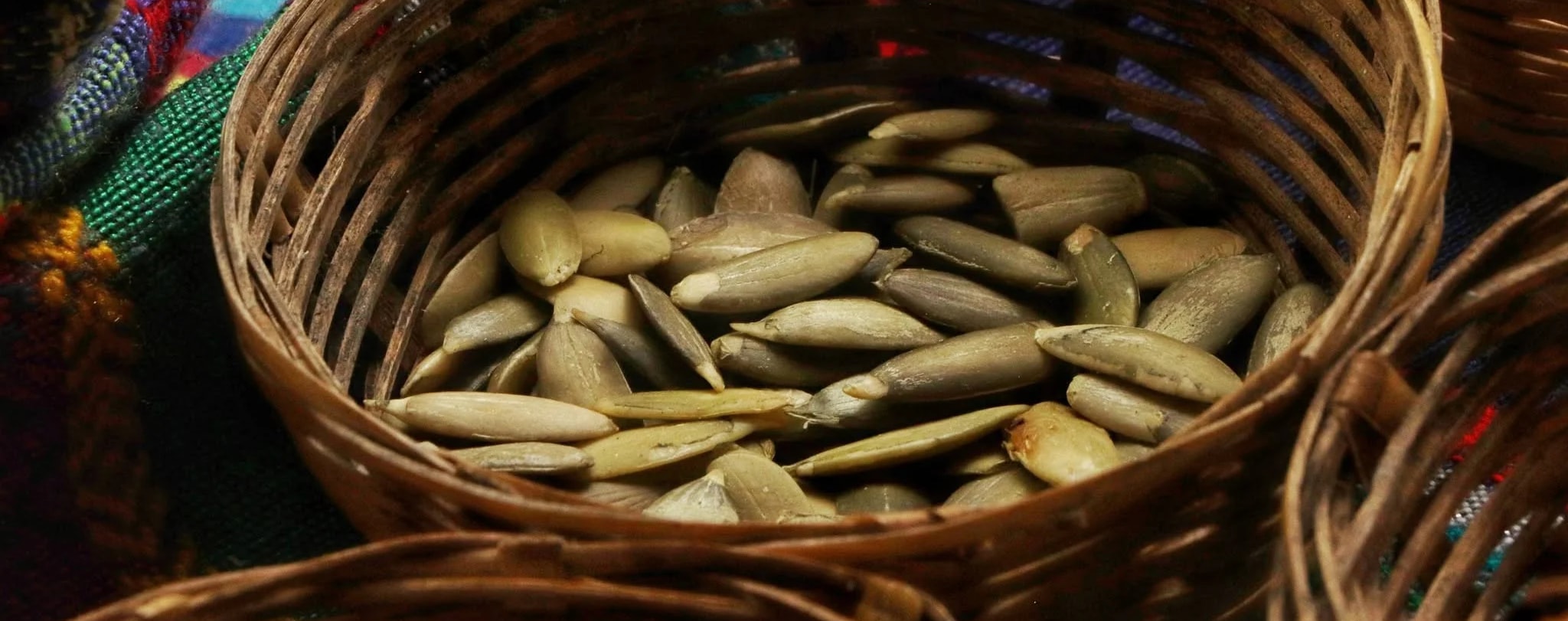 Pepitas in a basket