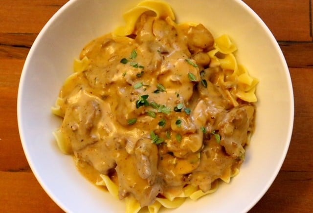 Beef Stroganoff