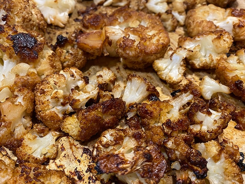 Char Siu Roasted Cauliflower
